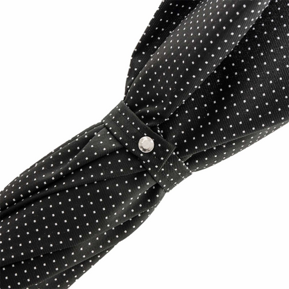 Umbrella Punto Bianco with Ostrich Leather Handle – Handmade in Italy