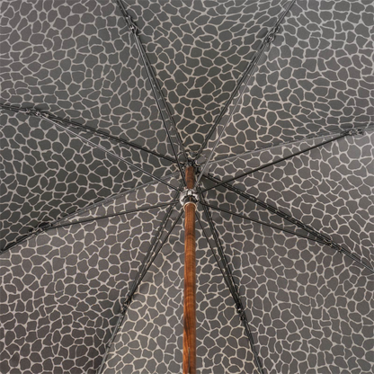 Savage Umbrella with Braided Leather Handle – Handmade in Italy