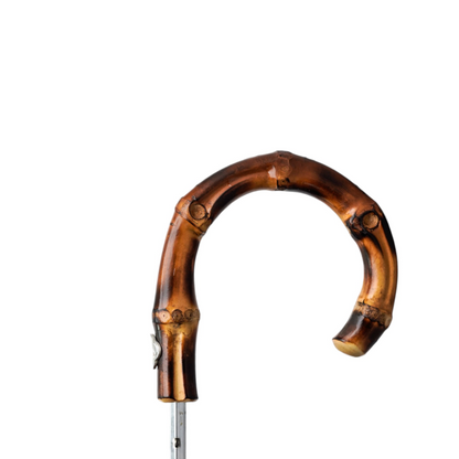 Luxury Foldable Umbrella with Bamboo Handle – Handmade in Italy