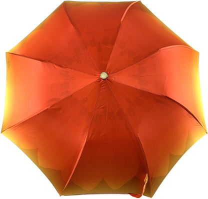 Luxury Sunflower Umbrella with 24K Gold-Plated Brass Handle