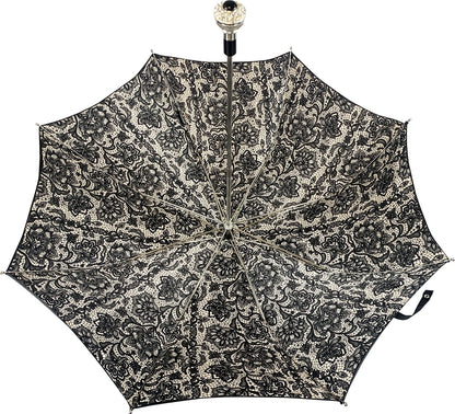 Folding Double Canopy Umbrella – Elegant Lace Design