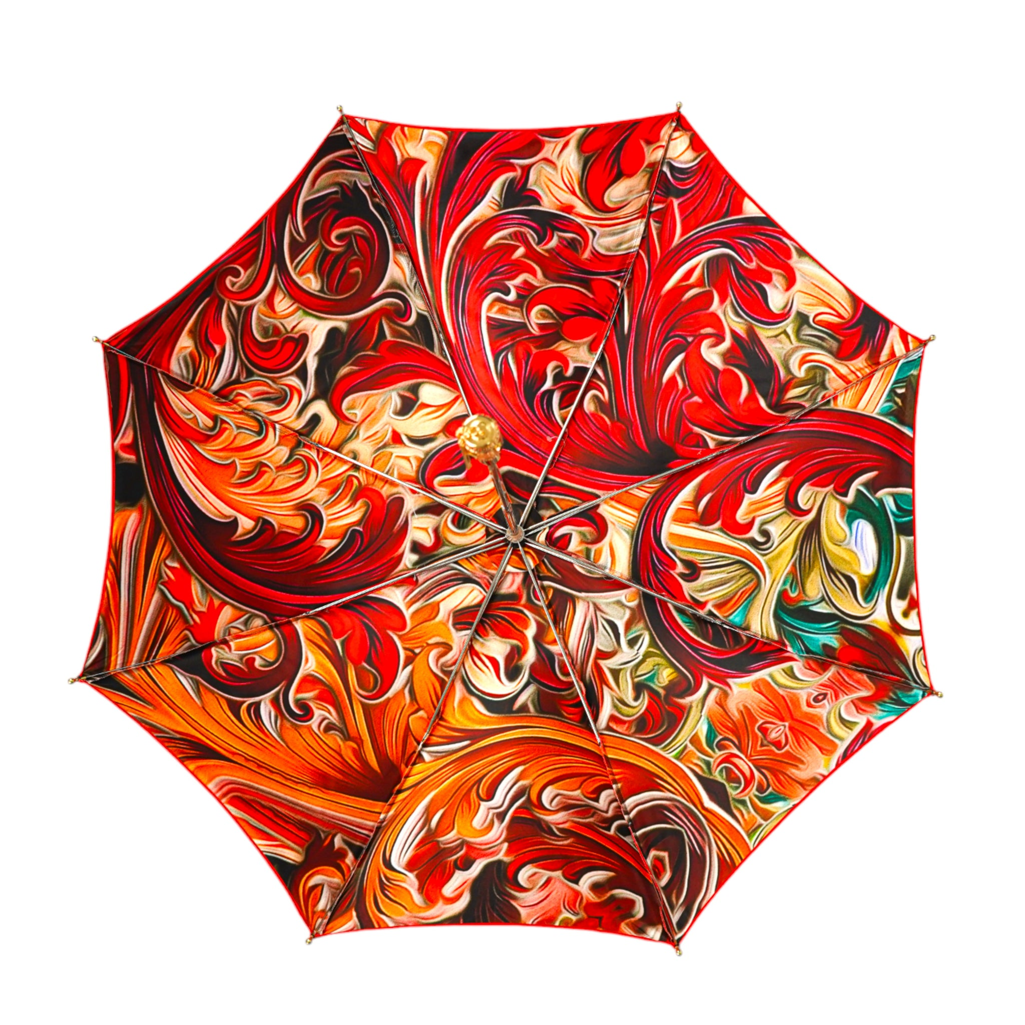 Abstract Exclusive Red Umbrella – Deluxe Women's Collection