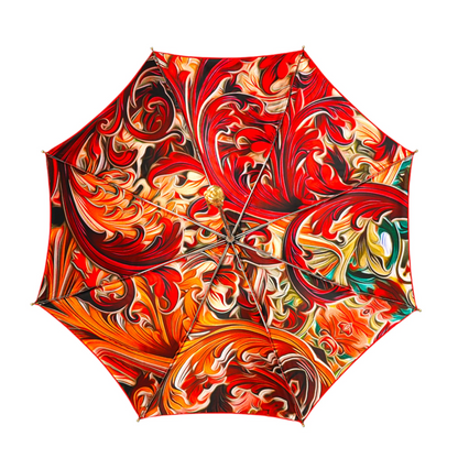 Abstract Exclusive Red Umbrella – Deluxe Women's Collection
