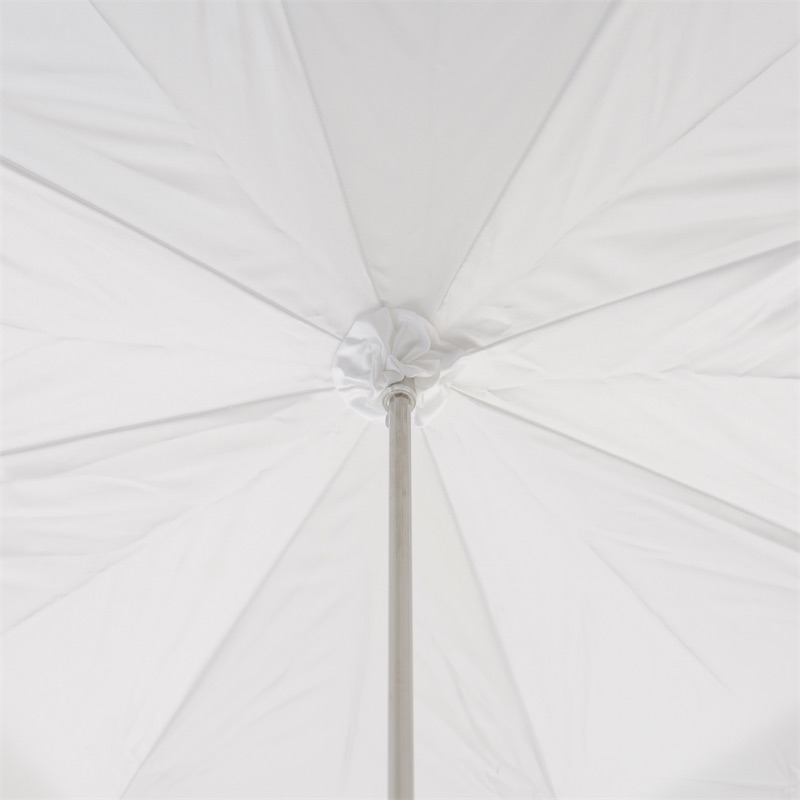 Elegant Wedding Double Cloth Umbrella with White Pearls