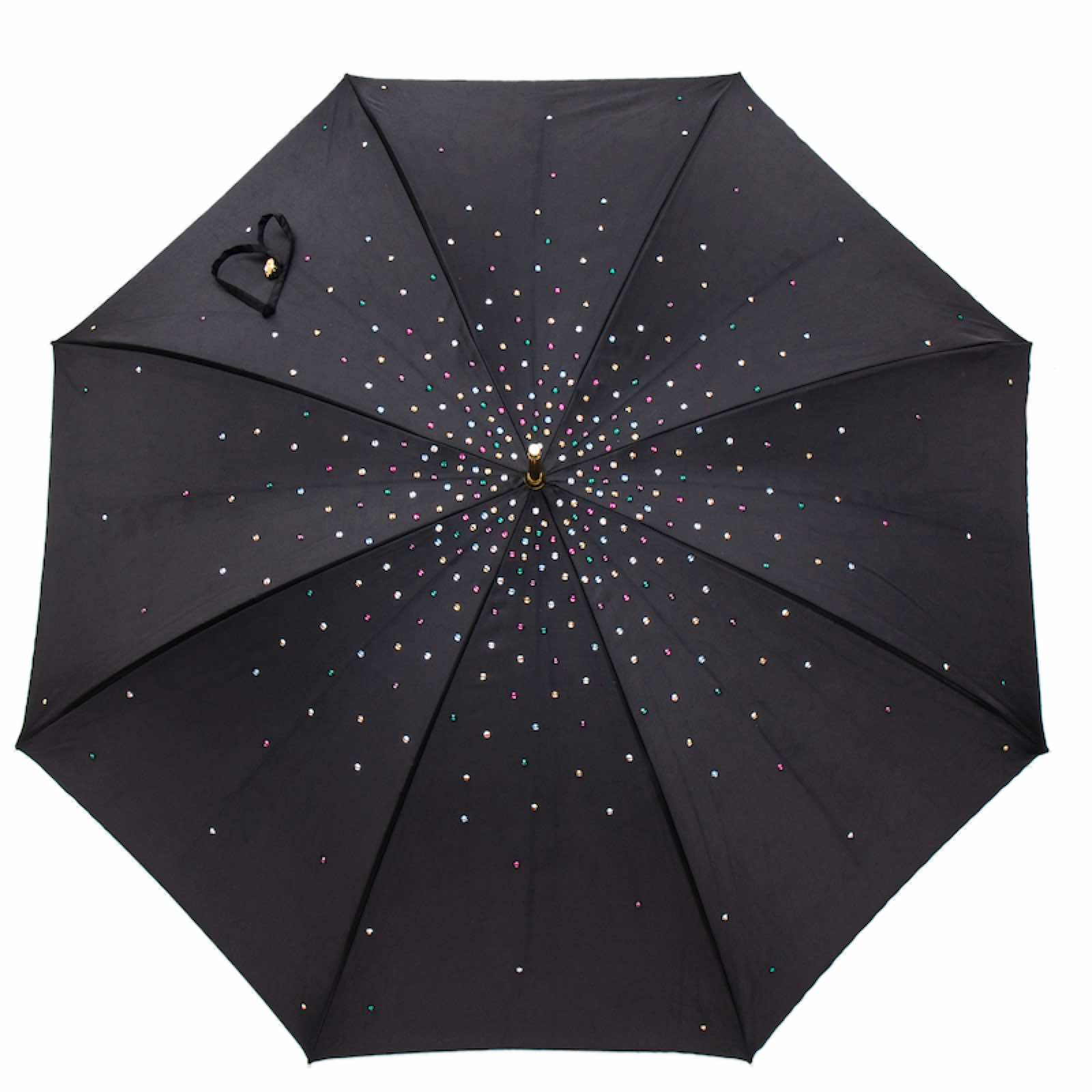 Luxury Umbrella with Swarovski Crystals – Handmade in Italy