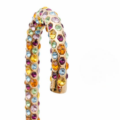 Luxury Umbrella with Swarovski Crystals – Handmade in Italy