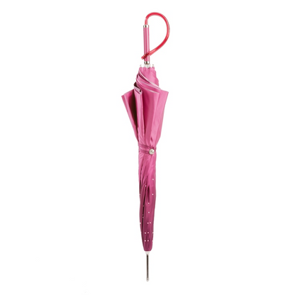 Luxury Pink Swarovski Umbrella with Acetate Handle