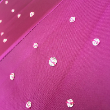 Luxury Pink Swarovski Umbrella with Acetate Handle