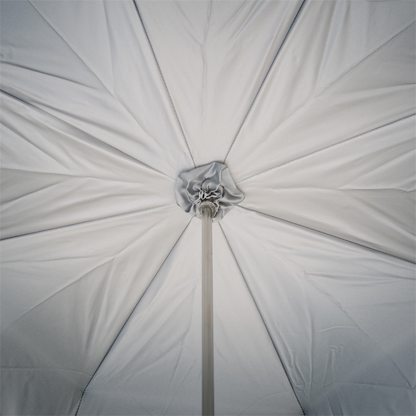 Elegant Grey Swarovski Double Cloth Umbrella with Crystals