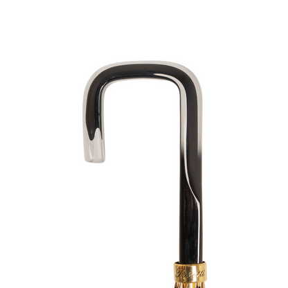 Fashionable Red Zebra Print Manual Opening Double Cloth Umbrella