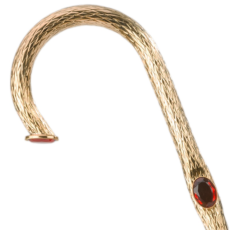 Chic Umbrella with Flower Inside – Manual Opening, Brass Handle