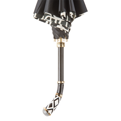 Geometries Umbrella – Manual Opening, Enameled Brass Handle