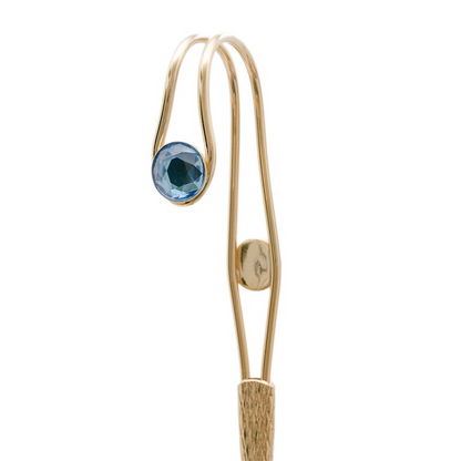 Summer Sunflowers Umbrella – Double Cloth with Jeweled Brass Handle