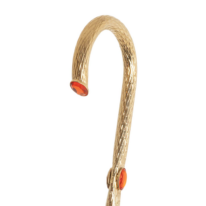 Sunflowers Umbrella – Handmade Italian Elegance with Brass Handle