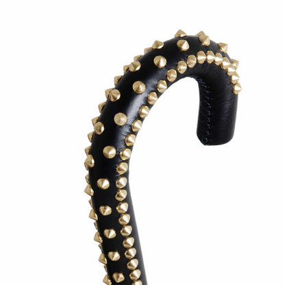 Umbrella Leopardo e Rose – Manual Opening, Handmade in Italy