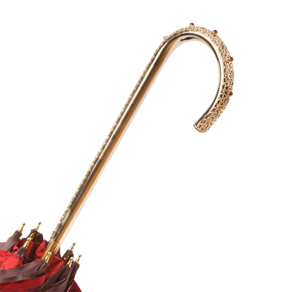 Exclusive Red Roses Umbrella – Double Cloth, Manual Opening