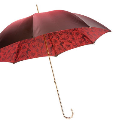 Exclusive Red Roses Umbrella – Double Cloth, Manual Opening