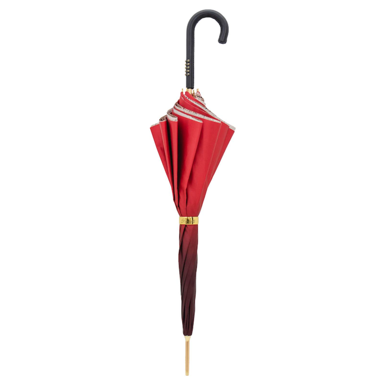 Red Python Umbrella – Manual Opening, Handmade in Italy