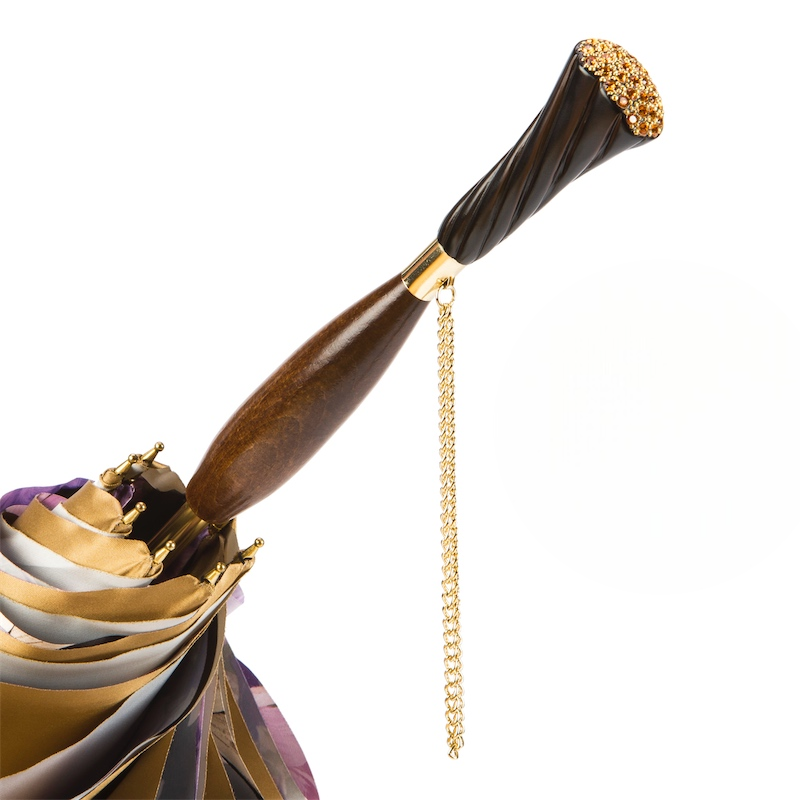 Luxury Vintage Umbrella, Double Cloth – Handmade in Italy