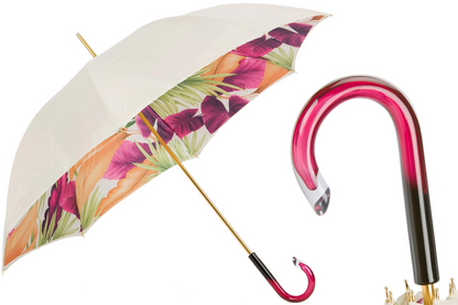 Handcrafted Tropical Double Cloth Umbrella – Handmade in Italy