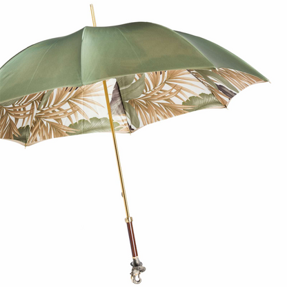 Elephant Umbrella with Enameled Brass Handle – Handmade in Italy