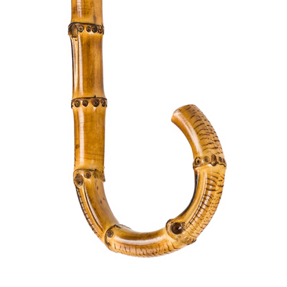 Tropical Umbrella with Bamboo Handle – Double Cloth, Manual Opening