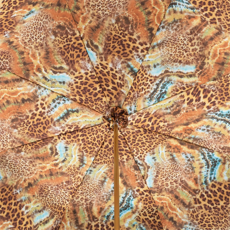 Bright Animalier Print Umbrella, Double Cloth – Manual Opening