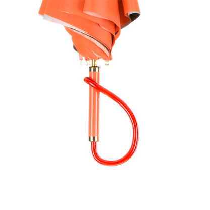 Orange Flowers Umbrella, Double Cloth – Manual Opening, Acetate Handle