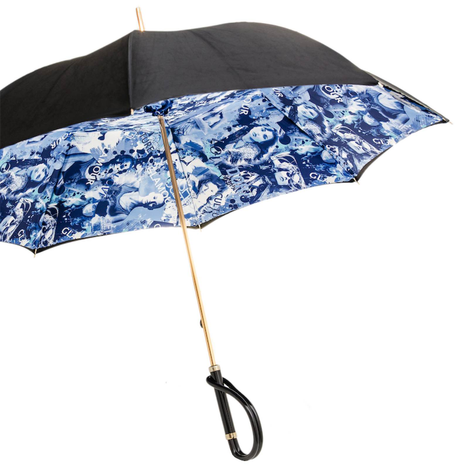 Glamour Umbrella with Acetate Handle, Handmade in Italy