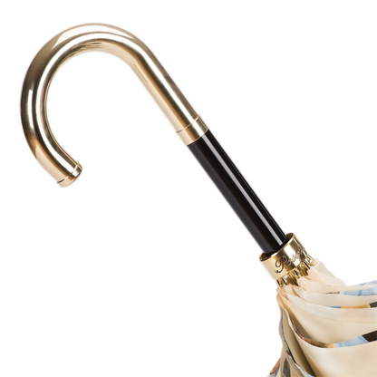 Ivory Designer Jungle Print Umbrella – Handmade in Italy