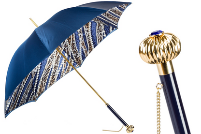Fantastic Cheetah Print Umbrella with Pearls – Italian Artisan Luxury