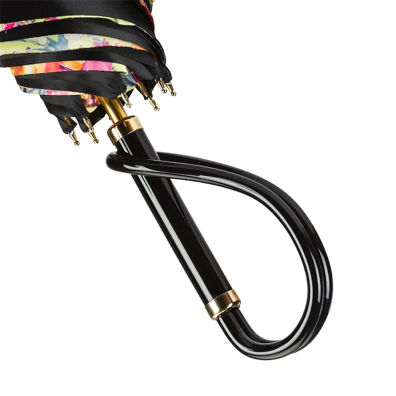 Chic Designer Beautiful Flowered Umbrella – Handmade in Italy