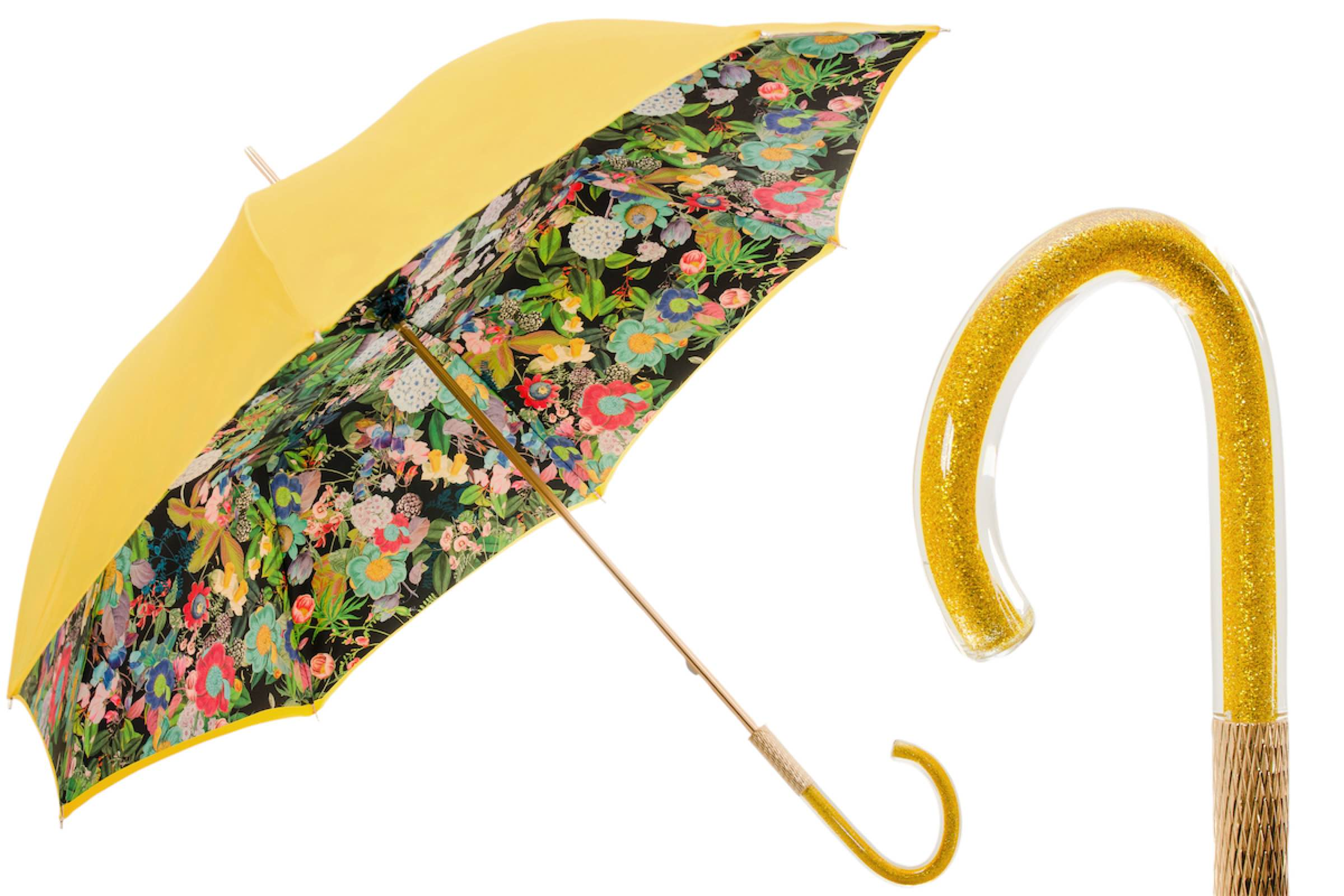 Exclusive Yellow Canopy Umbrella – Handmade in Italy