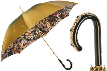 Animalier Umbrella with Flowers, Double Cloth – Manual Opening