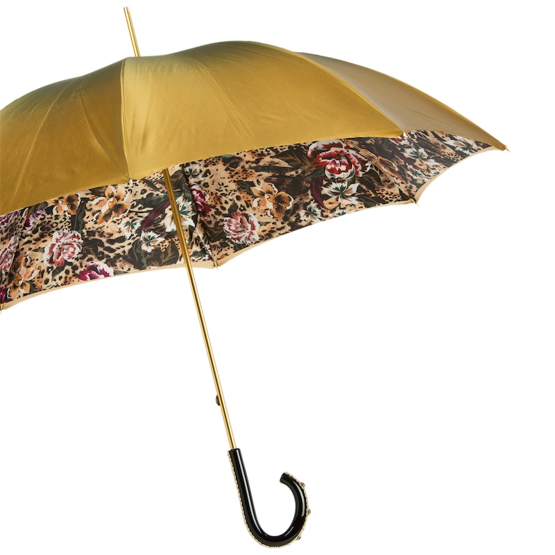 Animalier Umbrella with Flowers, Double Cloth – Manual Opening