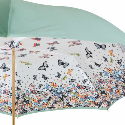 Exclusive Red Butterfly Umbrella with Swarovski Crystals