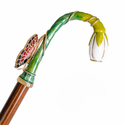 Exclusive Red Butterfly Umbrella with Swarovski Crystals