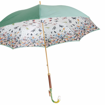 Exclusive Red Butterfly Umbrella with Swarovski Crystals