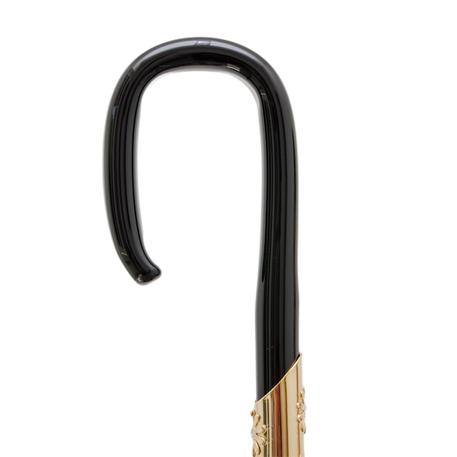 Creamy Flowered Double Cloth Umbrella – Handmade in Italy