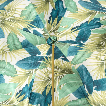 Designer Tropical Umbrella Double Cloth – Handmade in Italy