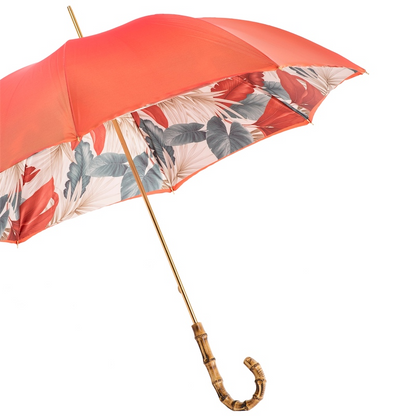 Bamboo Handle Women's Double Cloth Umbrella – Handmade in Italy