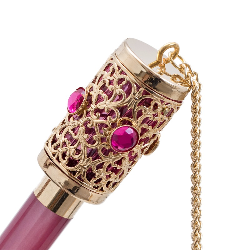 Handcrafted Light Purple Flowers Umbrella – Handmade in Italy