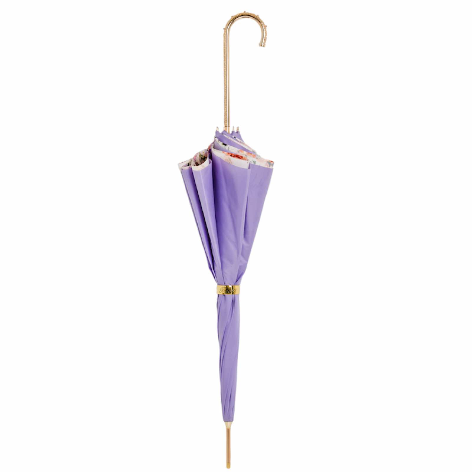 Purple Umbrella with Double Cloth – Elegant Italian Craftsmanship