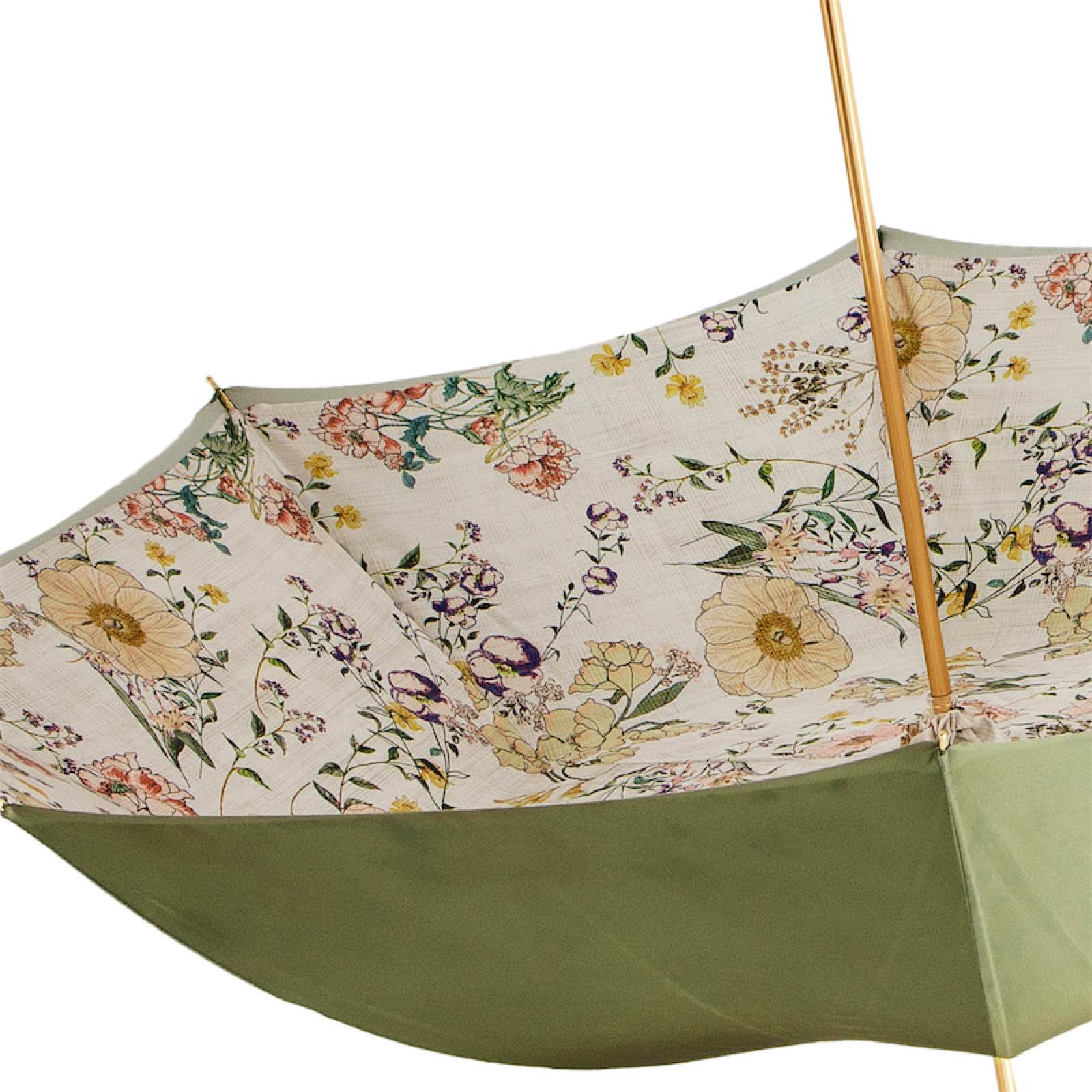 Squirrel Umbrella – Luxury Enameled Brass Handle, Handmade in Italy