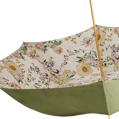 Squirrel Umbrella – Luxury Enameled Brass Handle, Handmade in Italy