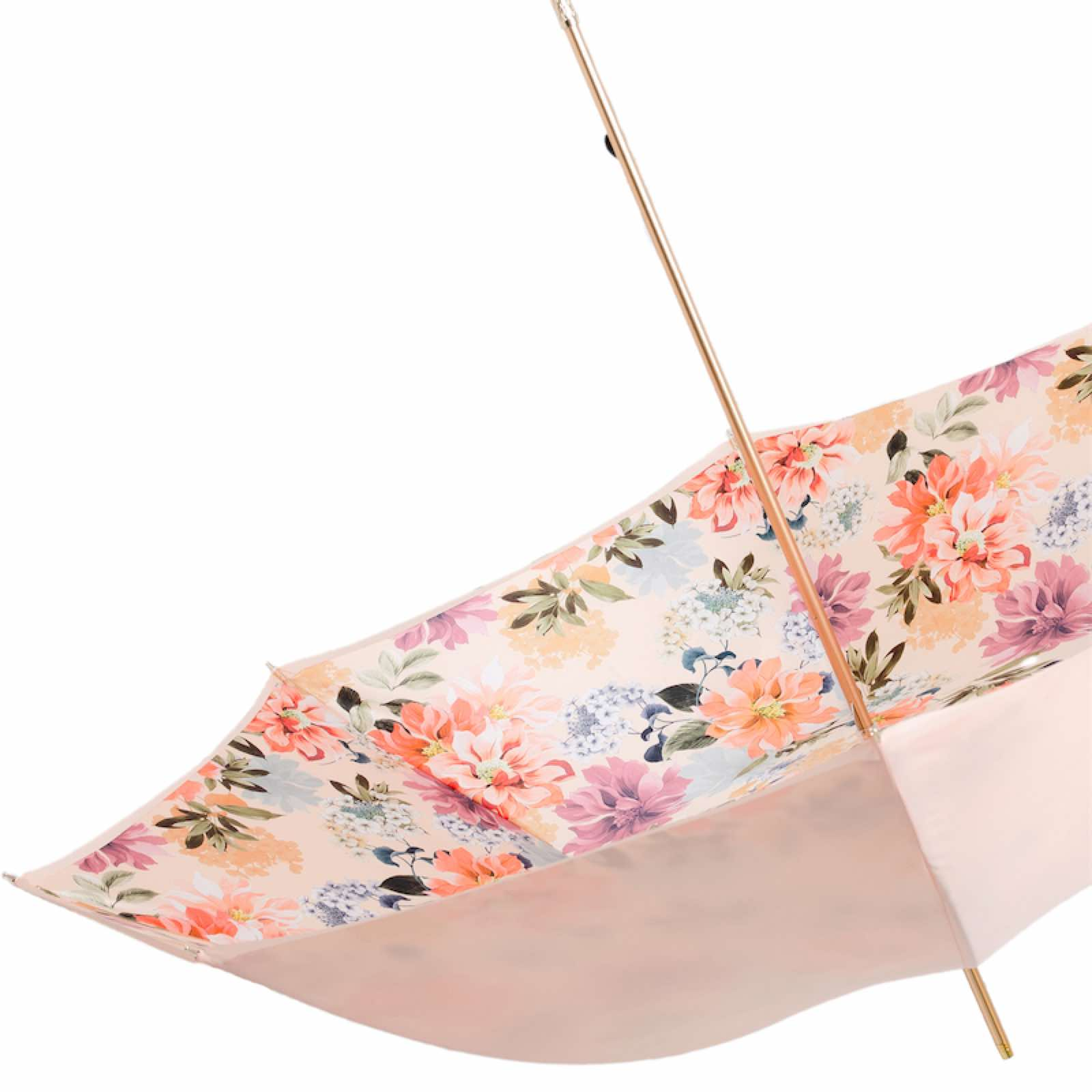 Designer Luxury Umbrella with Jeweled Handle – Handmade in Italy