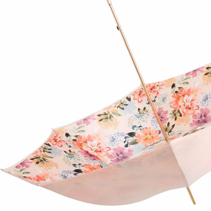 Designer Luxury Umbrella with Jeweled Handle – Handmade in Italy