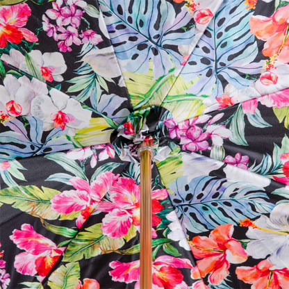 Flowered White Umbrella – Pure Elegance with Italian Craftsmanship