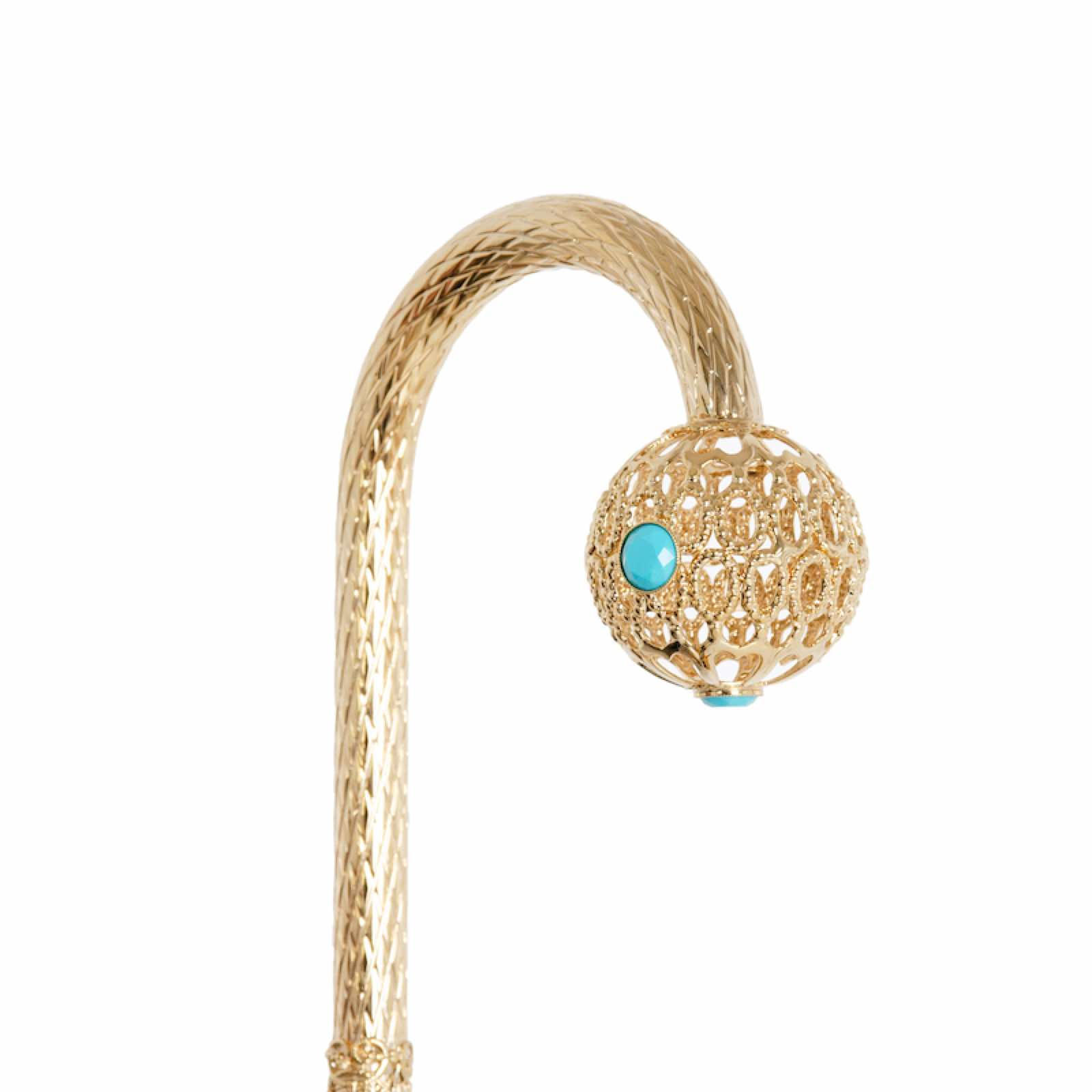 Hawaiian Umbrella – Exotic Elegance with Jeweled Brass Handle