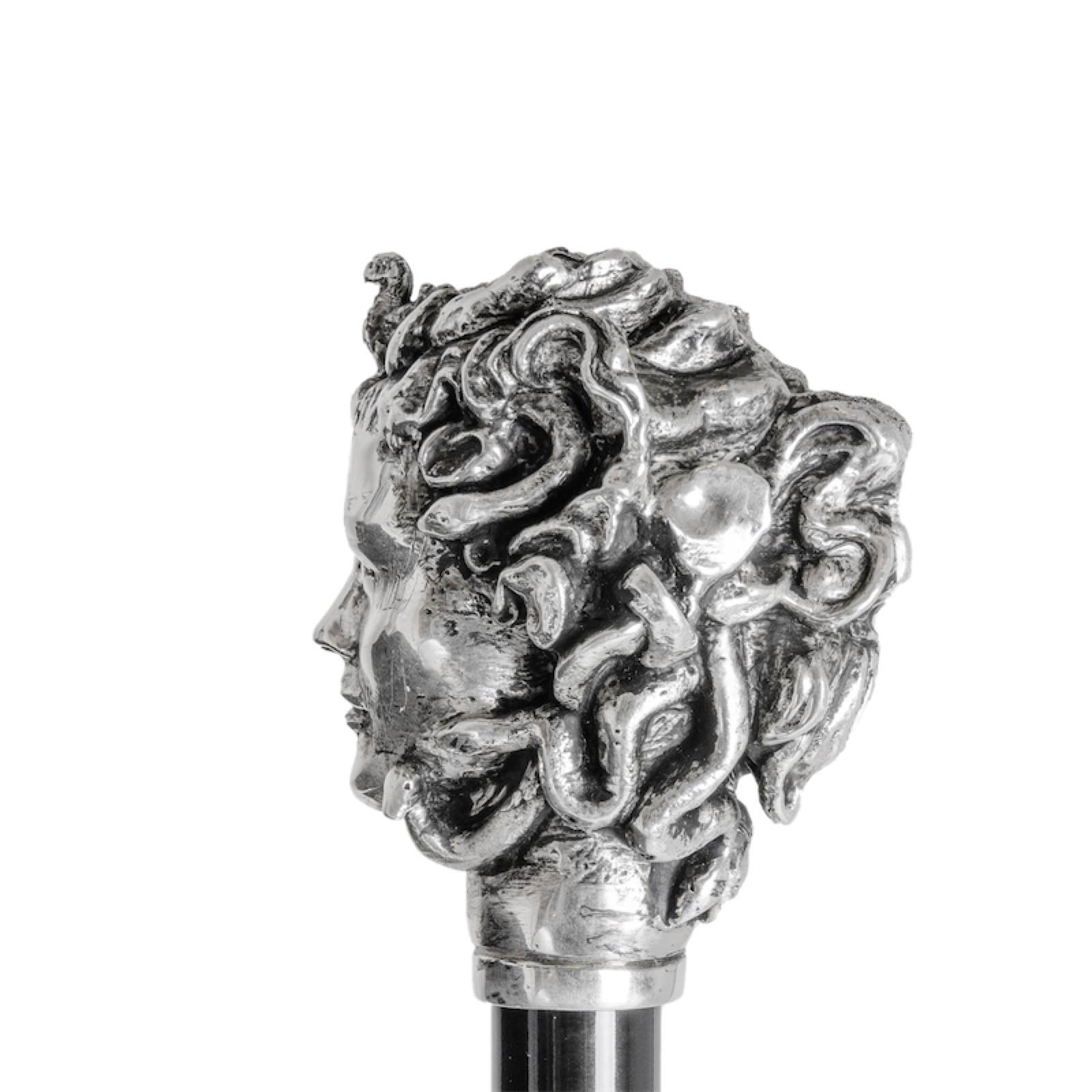 Medusa Luxury Umbrella with Brass Handle – Handmade in Italy